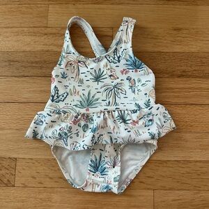 Baby Girl Tropical Print One-Piece Swimsuit | Carter’s Little Planet | Size 6M